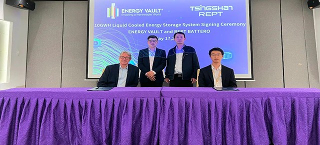獲國際伙伴高度認可！Energy Vault與瑞浦蘭鈞簽署10GWh液冷儲能電池供貨協議